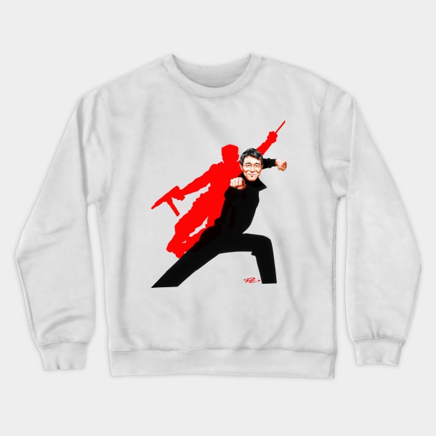 Jet Li - An illustration by Paul Cemmick Crewneck Sweatshirt by PLAYDIGITAL2020